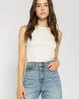 The Brielle Ribbed Racerback Tank