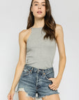 The Brielle Ribbed Racerback Tank