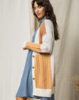 The Florian Colorblock Cardigan