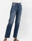 The Claire High Rise Straight Leg Jeans