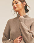 The Megan Half Zip Sweater