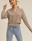 The Megan Half Zip Sweater
