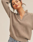 The Megan Half Zip Sweater