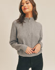 The Megan Half Zip Sweater
