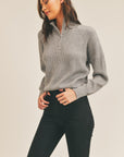 The Megan Half Zip Sweater