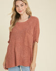 The Sasha Oversized Pocket Top