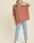 The Sasha Oversized Pocket Top