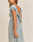 The Hannah Ruffle Tiered Midi Dress