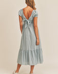 The Hannah Ruffle Tiered Midi Dress