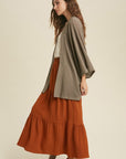 The Leina Waffle Kimono Cardigan