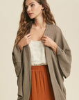 The Leina Waffle Kimono Cardigan