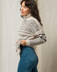 The Libby Mock Neck Sweater