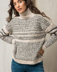 The Libby Mock Neck Sweater
