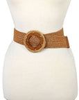 The Round Woven Straw Belt
