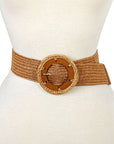 The Round Woven Straw Belt
