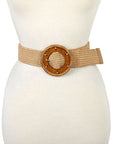 The Round Woven Straw Belt
