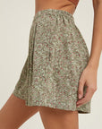 The Madeline Floral Pleated Shorts