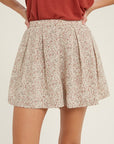 The Madeline Floral Pleated Shorts