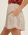 The Madeline Floral Pleated Shorts