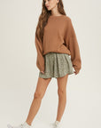 The Madeline Floral Pleated Shorts