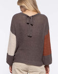 The Astrid Colorblock Pullover Sweater