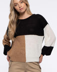 The Astrid Colorblock Pullover Sweater