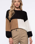 The Astrid Colorblock Pullover Sweater