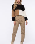 The Astrid Colorblock Pullover Sweater