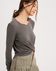 The Karina Twist Front Top