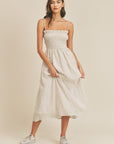 The Sera Smocked Gingham Dress