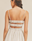 The Sera Smocked Gingham Dress