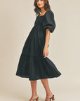The Pippa Midi Ruffle Dress