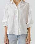 The Giovanni Puff Sleeve Top