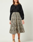 The Adalyn Botanical Tiered Skirt