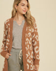 The Leopard Print Open Cardigan