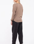 The Dana Long Sleeve Button Top