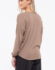 The Dana Long Sleeve Button Top