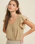 The Amani Polka Dot Blouse
