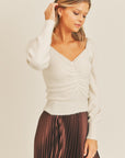 The Lorna Ruched Sweater