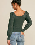 The Lorna Ruched Sweater