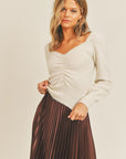 The Lorna Ruched Sweater
