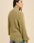 The Darya Mock Neck Sweater