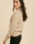 The Darya Mock Neck Sweater
