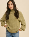 The Darya Mock Neck Sweater