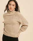 The Darya Mock Neck Sweater