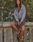 The Jenessa Distressed Denim Jacket