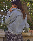 The Jenessa Distressed Denim Jacket