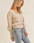 The Farah V Neck Sweater