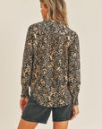 The Nina Satin Print Top