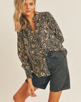 The Nina Satin Print Top